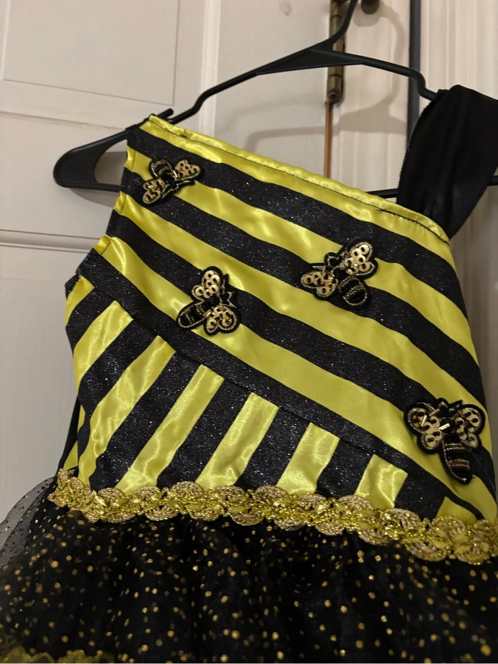 Chasing fireflies Queen Bee bumblebee dress costume size 8 girl